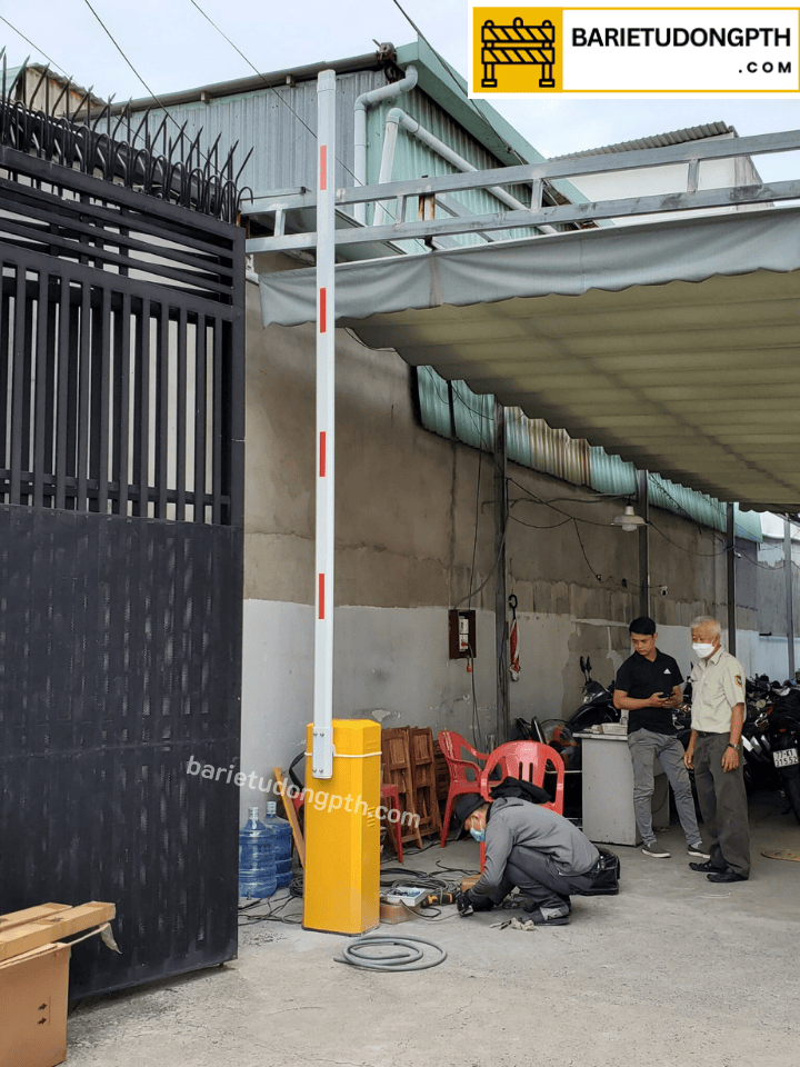 Lắp barie tự động cho garage, bãi xe, bến xe 21 kỹ thuật lắp barie tự động cho gara