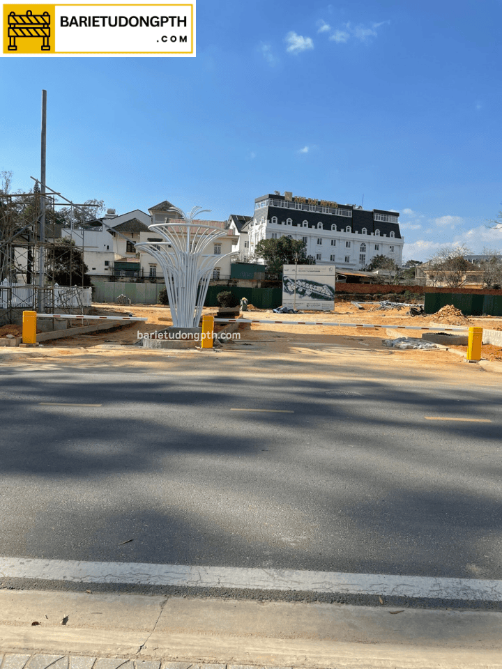 Lắp cổng barie tự động cho khu dinh thự, khu đô thị 2 lợi ích lắp barie tự động cho khu dinh thự