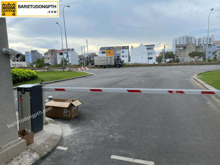 Giá barie cần thẳng đầy đủ kích thước 14 barie cần thẳng lắp cho khu đô thị