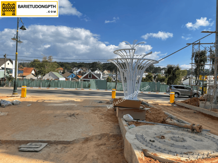 Lắp cổng barie tự động cho khu dinh thự, khu đô thị 16 lắp barie tự động cho khu dinh thự