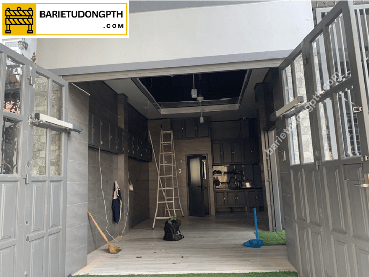 Lắp cổng tự động cho khu đô thị, khu phức hợp 4 Lắp cổng tự động cánh tay đòn cho khu đô thị