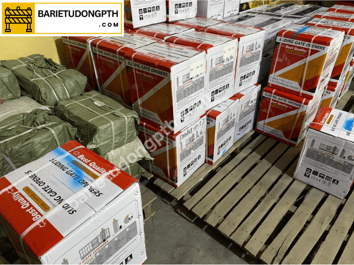 Lắp cổng tự động cho khu đô thị, khu phức hợp 9 motor cổng sẵn kho lắp ngay