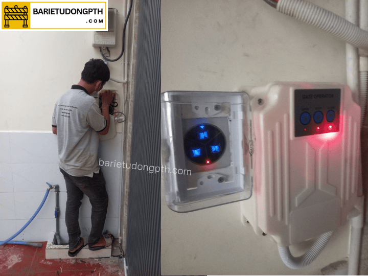 Lắp motor con lăn cho cổng 4 cánh tại Thủ Đức 5 kết nối điều khiển motor con lăn qua app điện thoại