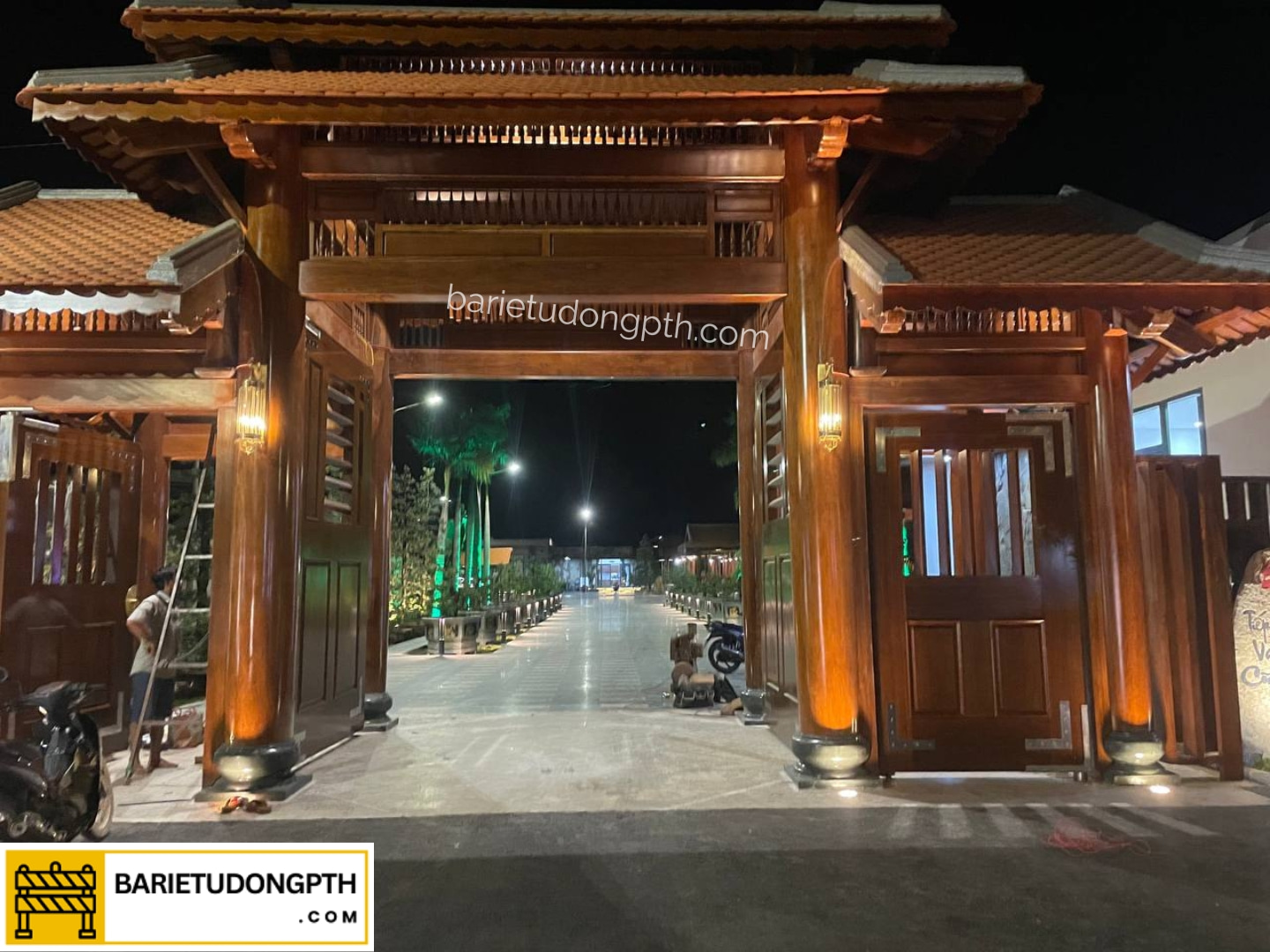 Lắp đặt motor con lăn mở cánh YH tại Đồng Nai 2 motor con lăn yh đồng nai