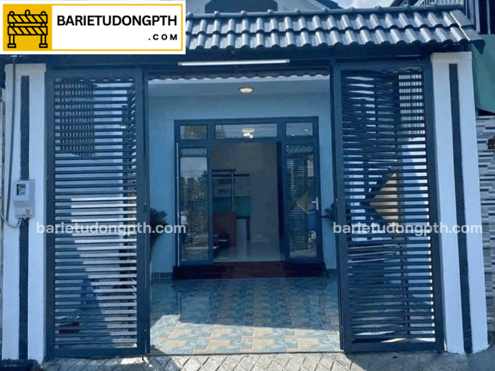 Các loại cửa cổng tự động lắp phổ biến hiện nay 1 giá lắp motor cửa cổng tự động