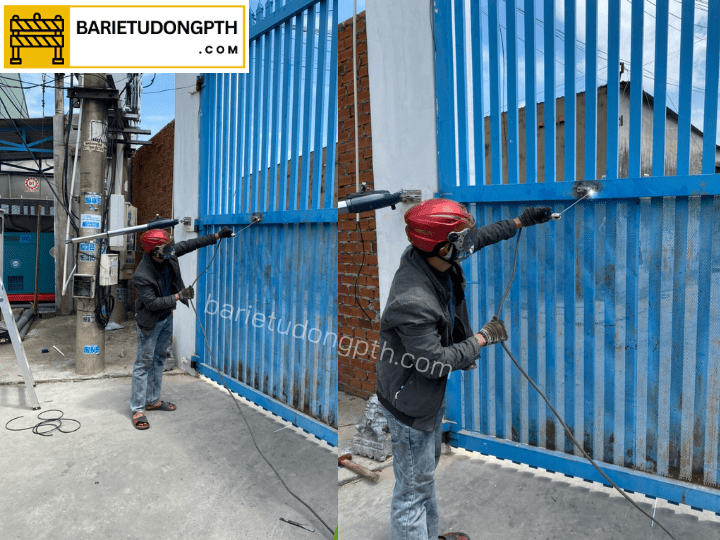 Hướng dẫn lắp đặt motor cánh tay đòn chi tiết từ A-Z 6 gắn pát cánh tay đòn