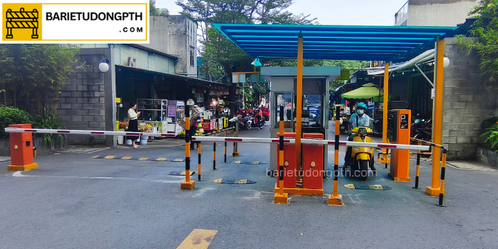 Dự án lắp hệ thống giữ xe cho chung cư Bcons Garden 15 phần làn xe máy, ô tô rõ ràng