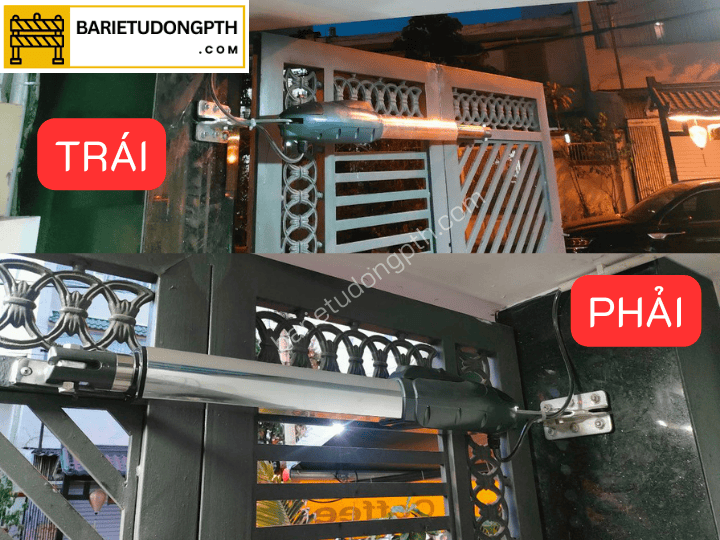 Hướng dẫn lắp đặt motor cánh tay đòn chi tiết từ A-Z 3 xác định hướng lắp motor tay đòn