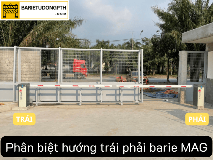 Cách xác định hướng trái phải barrier tự động 4 xác định hướng barrier mag
