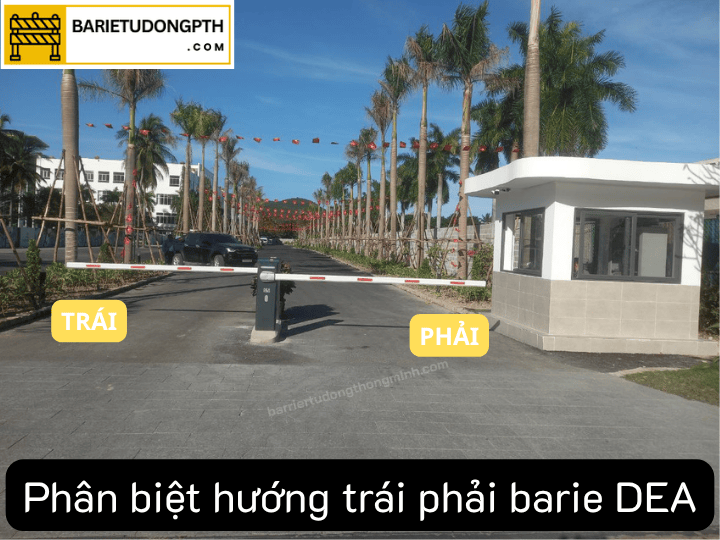 Cách xác định hướng trái phải barrier tự động 9 phân biệt hướng barrier dea