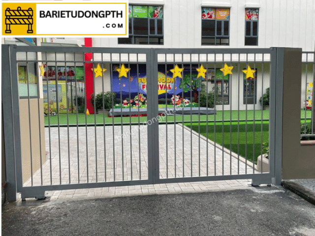 Lắp đặt motor âm sàn DEA cho Trường Quốc tế Royal School