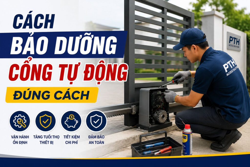 Cách bảo dưỡng cổng tự động đúng cách 1 cách bảo dưỡng cổng tự động