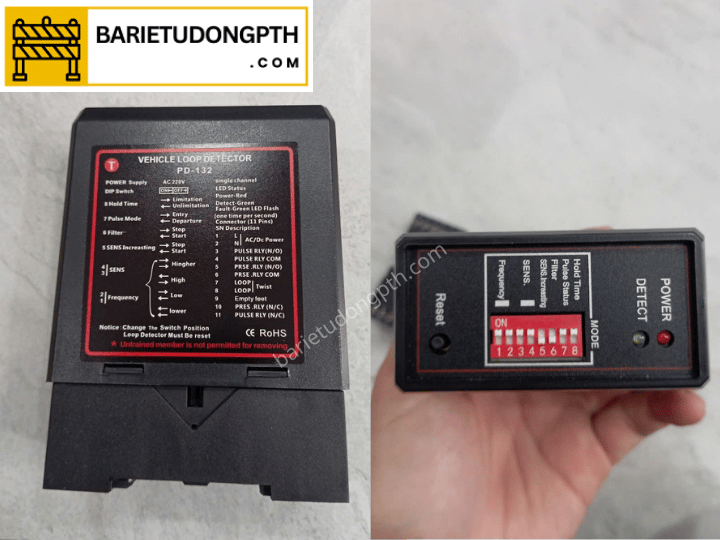 Nên lắp cảm biến radar hay loop từ với barie chắn xe? 6 Loop Detector PD-132